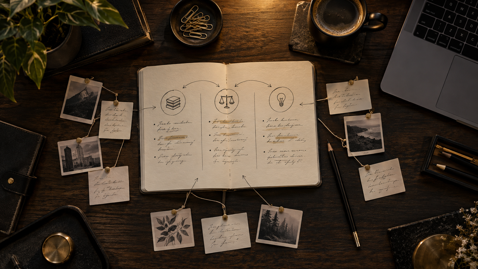 A three-part skill stack connecting knowledge, judgment and AI leverage